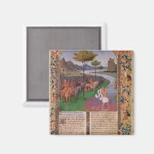 ジュリアス・シーザーRubiconを横切る， c.1470 マグネット (正面/裏面)