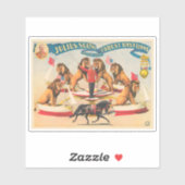 ジュリアス・シーズのサーカスのポスターと彼のライオン シール (シート)