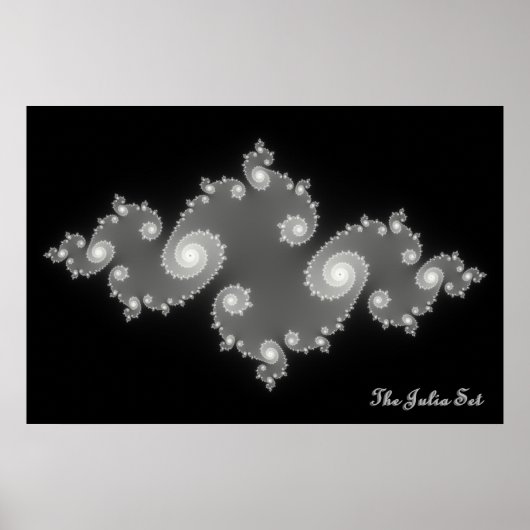 ジュリアセット（負） ポスター (正面)