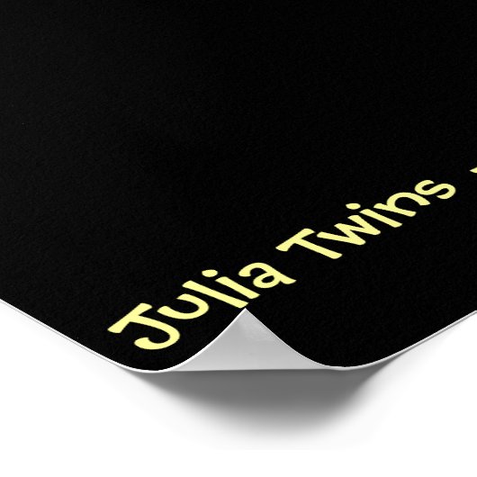 ジュリアツインズ ポスター (角)