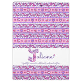 ジュリアナ名とはハート文字Jクリップボード クリップボード (裏面)