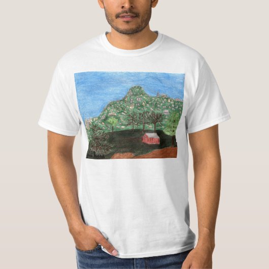 ジュリアハナ著小尖塔のワイシャツ Tシャツ (正面)