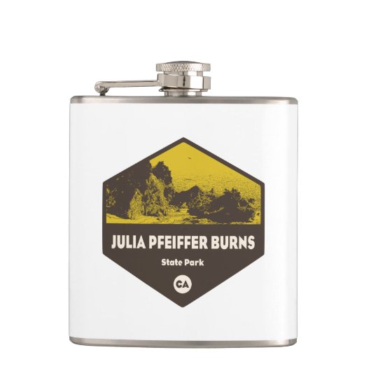 ジュリアプファイファーバーンズ州パークカリフォルニア フラスク (正面)