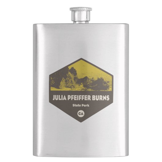 ジュリアプファイファーバーンズ州パークカリフォルニア フラスク (正面)