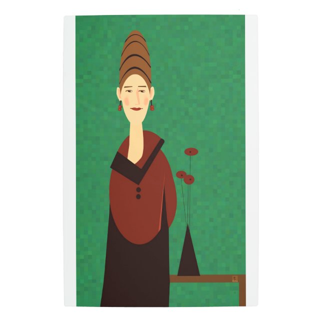 ジュリアモダンデジタルポスターアート メタルプリント (正面)