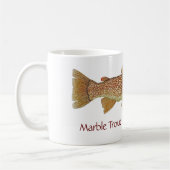 ジュリアンのアルプスのマグの大理石のマス コーヒーマグカップ (左)