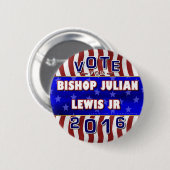 ジュリアンのルイスの大統領2016年の選挙の独立者 缶バッジ (正面&裏面)