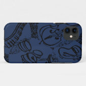 ジュリアンのiJazzのテーマ Case-Mate iPhoneケース (裏面(横))