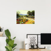 ジュリアン・オンタードンク - 1915年の咲くサボテン ポスター (ホームオフィス)