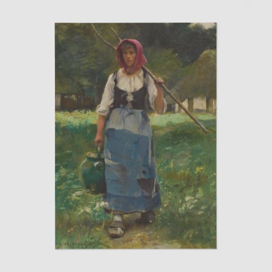 ジュリアン・デュプレの水上運搬船 薄葉紙 (正面)