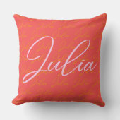 ジュリア名デザインパターン クッション (正面)