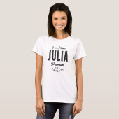 ジュリア正規品および信頼 Tシャツ (正面フル)