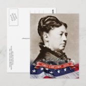 ジュリア・グラント、アメリカ大統領夫人 ポストカード (正面/裏面)