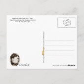 ジュリア・グラント、アメリカ大統領夫人 ポストカード (裏面)