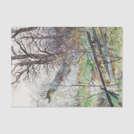 ジュリア・ベックによるフェンス付きフォレスト・グラード 薄葉紙 (正面)