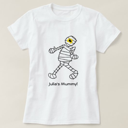 ジュリア・ミイラ Tシャツ (デザイン正面)