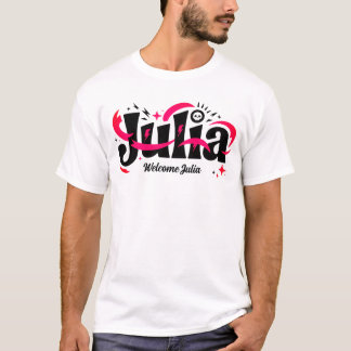ジュリア 名前 Tシャツ – オリジナル おしゃれ 名前Tシャツ