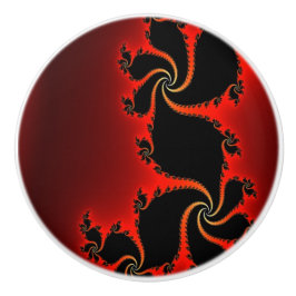 ジュリアMandelbrotの抽象的なフラクタルの芸術I セラミックノブ