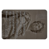 ジュリウスシーザーホやる気を起こさせるメスクール引用文 マグネット (横)