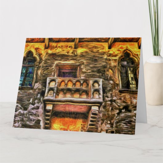 ジュリエズバルコニーベローナヴァンゴッホ カード (正面)