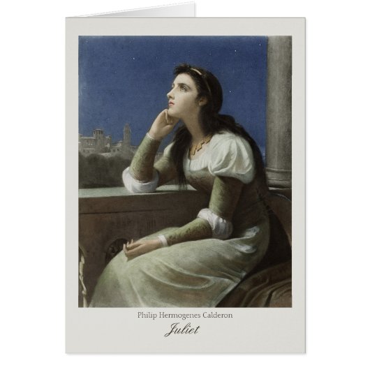 ジュリエットがバルコニーCC0367 Philip H Calderonに (正面)