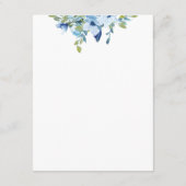 ジュリエットダスティブルーフラワーズ結婚詳細 エンクロージャーカード (裏面)