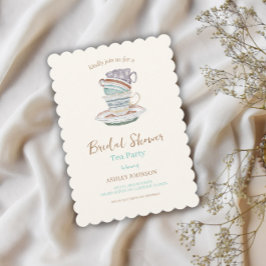 ジュリエット ティーセット パーティー ブライダルシャワー 招待状