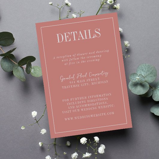 ジュリエット | 精選された色合い | 詳細情報 エンクロージャーカード