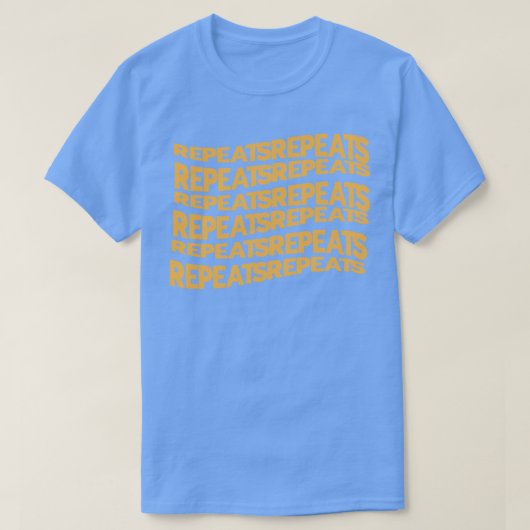 ジュリエンベイカーリピート歌詞 Tシャツ (デザイン正面)