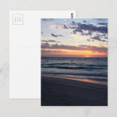 ジュリエン湾に沈む夕日（西オーストラリア） ポストカード (正面/裏面)