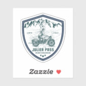 ジュリエール峠 スイスアルプス バイクツアー シール (シート)