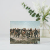 ジュリオ・アージ将軍によるネグロ川への訪問 ポストカード (スタンド正面)