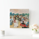 ジュリオ・ロメロ・デ・トーレス – ザ・コルドバ・フェア スクエア壁時計 (ホーム)