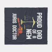 ジュリス誇りを持ったドクターノベルティのパパ フリースブランケット (正面(横))