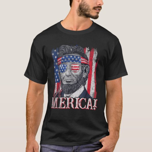 ジュリス・メリ男性へカ・アベ・リンカーン第4戦 Tシャツ (正面)