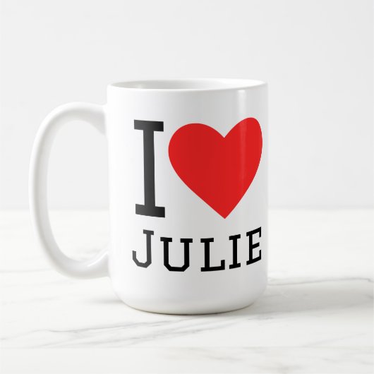 ジュリーが好きです コーヒーマグカップ (左)