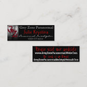 ジュリーのグレーゾーンカード スキニー名刺 (正面/裏面)