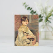 ジュリーマネットキャットピエールオーギュストルノアール ポストカード (スタンド正面)