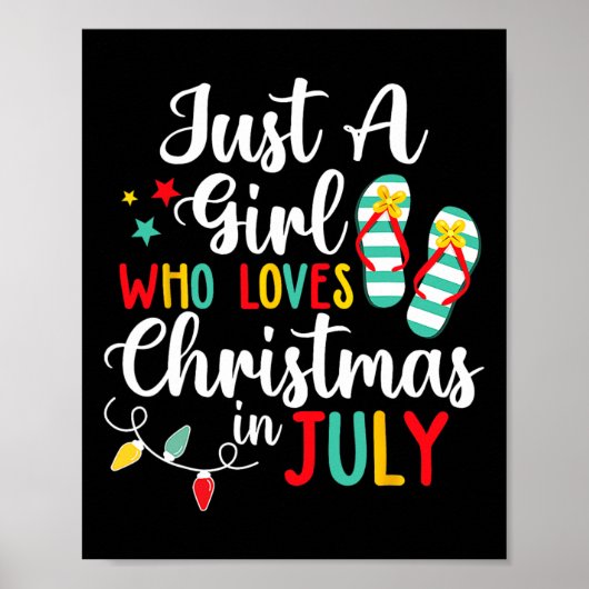 ジュリー・サマーでクリスマスを愛しているだけの女の子 ポスター (正面)
