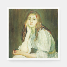 ジュリー・デイドリーム（美しい若い女性） スタンダードランチョンナプキン