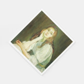 ジュリー・デイドリーム(美しい若い女性) スタンダードランチョンナプキン (角)