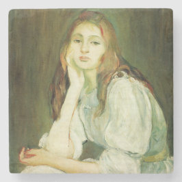 ジュリー・デイドリーム（美しい若い女性） ストーンコースター