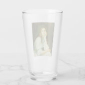 ジュリー・デイドリーム（美しい若い女性） タンブラーグラス (裏面)