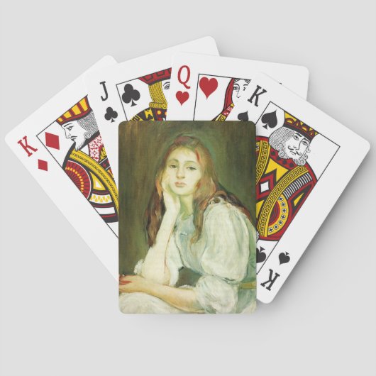 ジュリー・デイドリーム（美しい若い女性） トランプ (裏面)