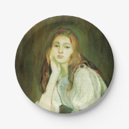 ジュリー・デイドリーム（美しい若い女性） ペーパープレート