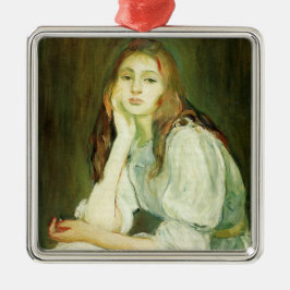 ジュリー・デイドリーム（美しい若い女性） メタルオーナメント