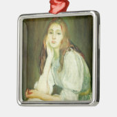 ジュリー・デイドリーム（美しい若い女性） メタルオーナメント (左)