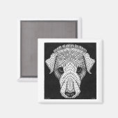 ジュリー・ド・グラグ犬の頭 マグネット (正面/裏面)