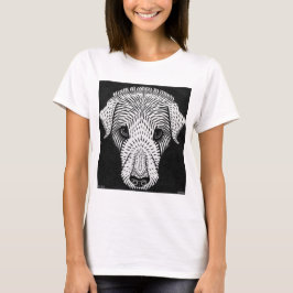 ジュリー・ド・グラグ犬の頭 Tシャツ