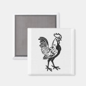 ジュリー・ド・グラグ・ルースター マグネット (正面/裏面)